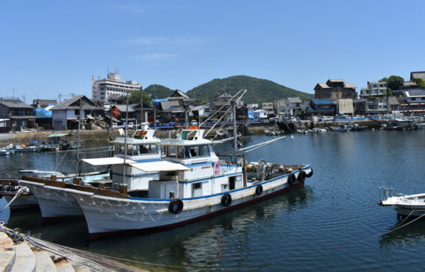 Visit fishing harbor Japan